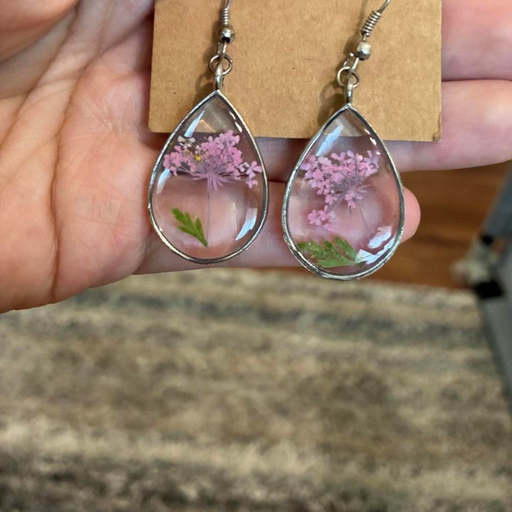 Hand Made Glass Earrings